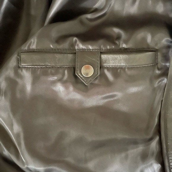 Jos A Bank Executive Collection mens XL TALL black Leather Jacket - Picture 16 of 16